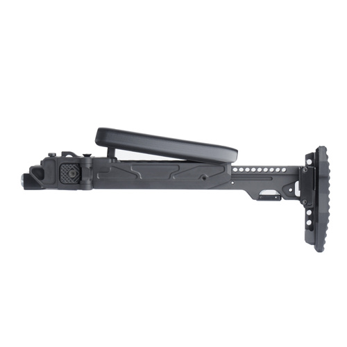 Kruk - Kolba składana z adapterem do platformy AKM/AK-74 - Czarny - CRC 5002/9033-BLK