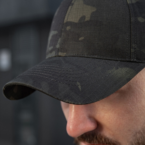 M-Tac - Czapka z daszkiem Elite Flex Rip-Stop - Multicam Black - 40601208