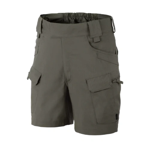 Helikon - Spodenki taktyczne Urban Tactical Shorts UTS - 6" - PolyCotton Stretch Ripstop - Taiga Green - SP-UTU-SP-09