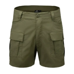 Helikon - Spodenki taktyczne Cargo - PolyCo Stretch Ripstop - Olive Green - SP-CRO-SP-02