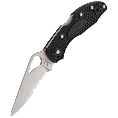 Spyderco - Nóz składany Meadowlark™ 2 FRN CombinationEdge - BY04PSBK2