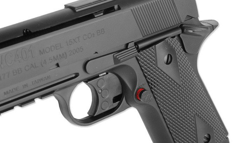 WinGun - Pistolet wiatrówka CO2 15XT - 4,5 mm - Czarny - WC4-401B