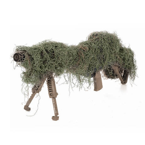 FOSCO - Siatka do maskowania broni - Rifle Cover - Leaf Green