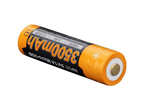 Fenix - Akumulator Li-ion 18650 3500mAh 3,6V - USB - ARB-L18-3500U