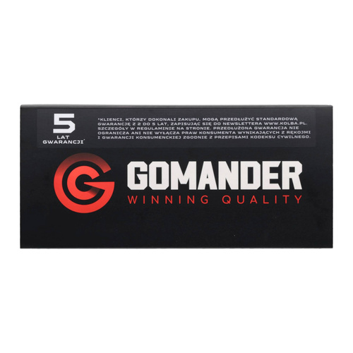 Gomander - Kompensator płomienia Quadron - 9 mm - Gwint 1/2x28 UNEF-9 - Czarny - TB0.10174
