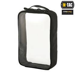 M-Tac - Organizer przezroczysty Elite Small - 22 х 14 cm - Czarny - 10147002-S