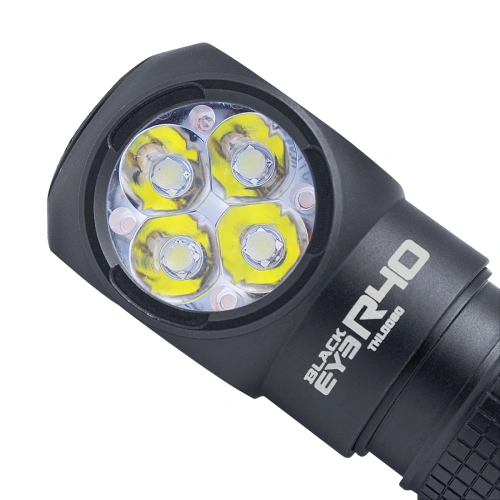 Mactronic - Latarka kątowa Black Eye R40 - 4000 lm - 8 trybów pracy - Płynna regulacja jasności - THL0060