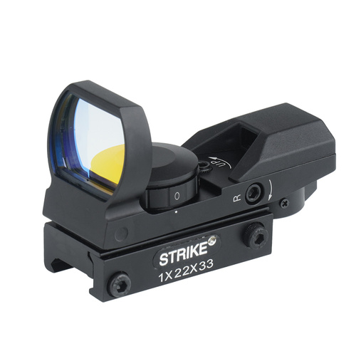 Strike Systems - Kolimator Red Dot Sight 1x22x33 - 4 w 1 - Picatinny - 15099