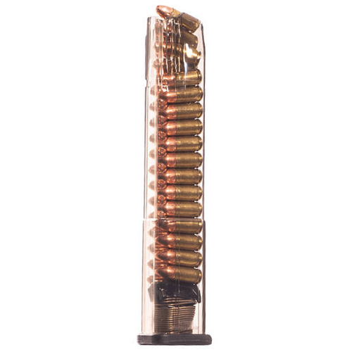ETS - Magazynek polimerowy do Smith&Wesson M&P - 9x19 mm - 30 naboi - Przezroczysty - SW9-MP-30
