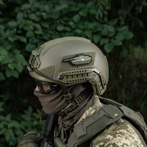 M-Tac - Naszywka Czołg - PVC 3D - Czaszka - Oliwkowy - 51338312