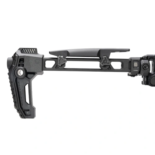 Strike Industries - Kolba składana FSA Single Folder - QD - Czarna - SI-FSA-S-STOCK
