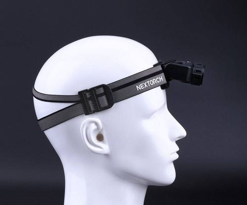 NEXTorch - Latarka czołowa akumulatorowa LED Max Star - 1200 lm - Czarna - MAX STAR