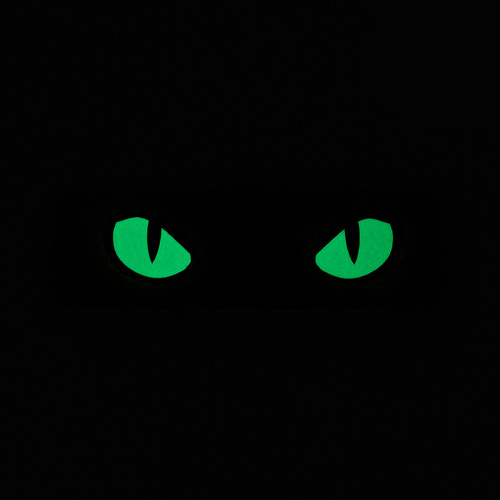 M-Tac - Naszywka Cat Eyes Type 2 - Laser Cut - Czarny / Fluo - 51350002