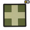 M-Tac - Naszywka 3D PVC Medic Cross Square  - Oliwkowy - 51124001