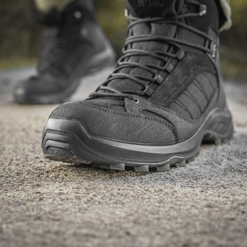 M-Tac - Buty taktyczne za kostkę jesienno-zimowe - Cordura - Czarne - 1JJ143/7TPLV