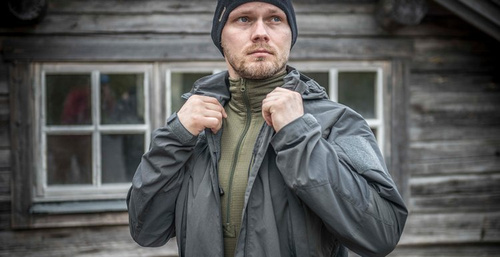 Helikon - Kurtka przeciwdeszczowa Blizzard® - StormStretch® - Adaptive Green - KU-BLZ-NL-12