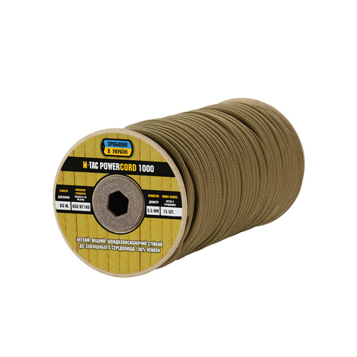 M-Tac - Linka Paracord PowerCord1000 - 5,5 mm - 60 m - Coyote - 10544005