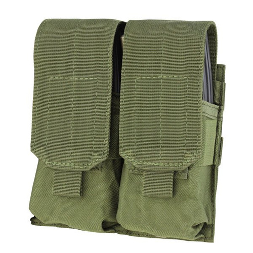 Condor - Ładownica na dwa magazynki Double M4, M16 Mag Pouch - Zielony OD - MA4-001