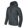 Helikon - Bluza rozpinana z kapturem Urban Tactical Hoodie® - Poliester - Czarna / Szary melanż - BL-UHF-PO-M1