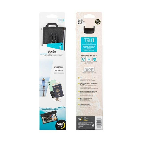 Nite Ize - Wodoszczelny pokrowiec RunOff® - Medium - Charcoal - ROFM-09-R3