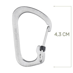 Nite Ize - Karabinek SlideLock Carabiner #2 - Stalowy - CSL2-11-R6