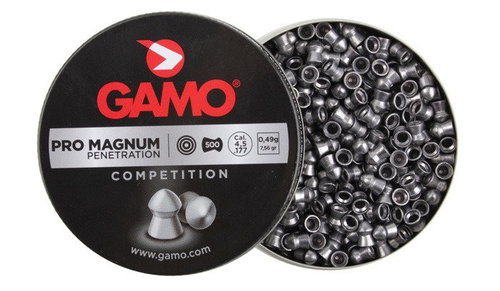Gamo - Śrut do wiatrówki Pro Magnum - 500 szt. - 4,5 mm - 6321734