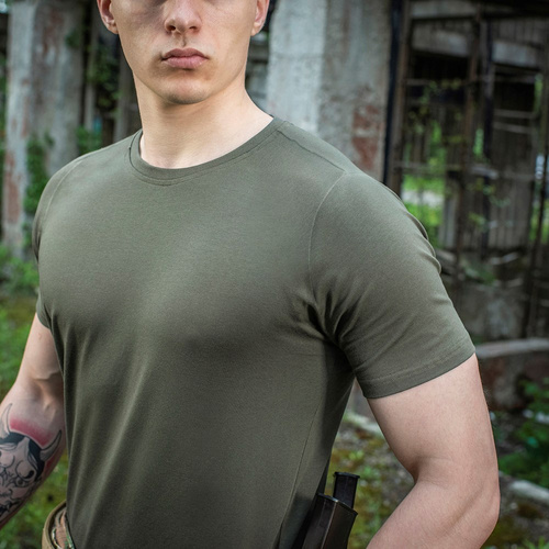 M-Tac - Koszulka męska 93/7 - Light Olive - 20092038