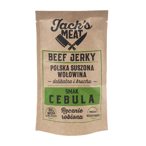 Jack's MEAT - Suszona wołowina - Cebula - 109 kcal - 30 g