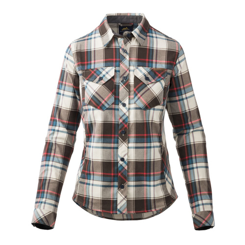 Helikon - Koszula damska Marigold - True Grey Checkered - KO-MWS-NS-PW