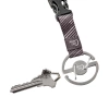 Nite Ize - Karabinczyk ze smyczą Medallion Key Lanyard - Stalowy - Srebrny/Czarny - MKL-11-R3
