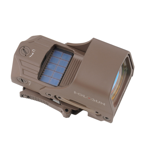 Holosun - Kolimator Open Reflex HS510C Multi Reticle - Solar Panel - FDE - HS510C-GR-FDE