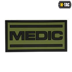 M-Tac - Naszywka 3D PVC Medic - Czarny / Oliwkowy - 51125102