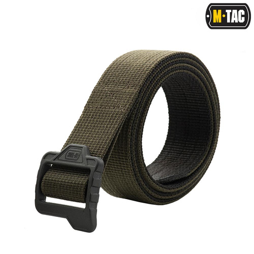 M-Tac -  Pas Double Duty Tactical Belt - Czarny / Oliwkowy - 10063802
