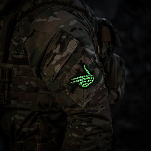 M-Tac - Naszywka Skeleton Shooter - Haft - Cordura 500D - Czarny - 51375002