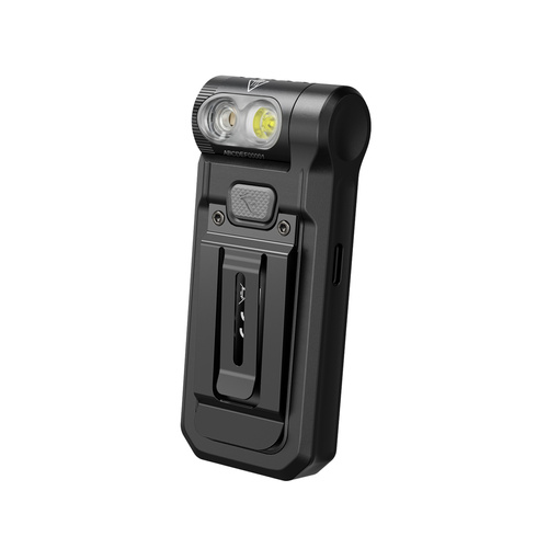 Fenix - Latarka LED SW05R-UV z akumulatorem 700 mAh - 150 lm - Czarna - SW05R-UV black