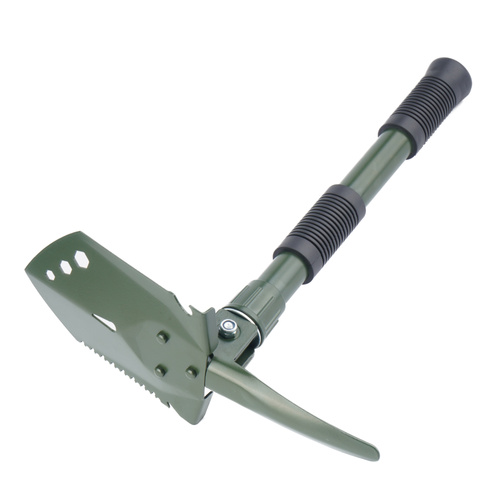 Mil-Tec - Saperka składana z kilofem i pokrowcem Multifunction - Stal węglowa - Zielony OD - 15525301