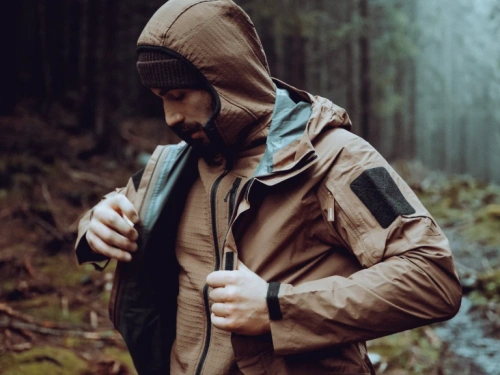 Helikon - Kurtka wodoodporna Chinook - Membrana 2.5L - DWR - Czarny - KU-KCH-PO-01