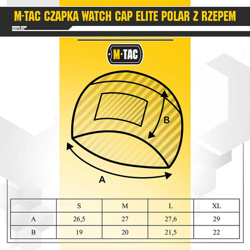 M-Tac - Czapka zimowa z rzepem Watch Cap Elite - Polarowa - Coyote Brown - 40017017