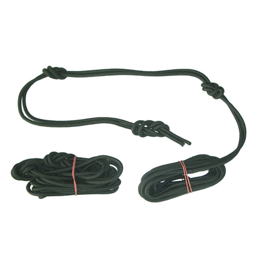 Ticket To The Moon - Zawieszenie do hamaka Nautical Rope Kit - 2 sztuki - Nylon - Czarny - TMROPE