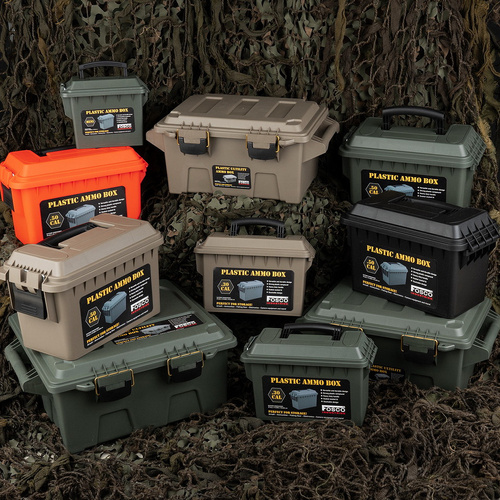 Fosco Industries - Skrzynka amunicyjna Ammo Box .30 cal - 4,5 L - Polimer - Zielony - 465203