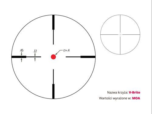 Vortex Optics - Luneta celownicza Crossfire II 3-9x50 1'' V-Brite - CF2-31027