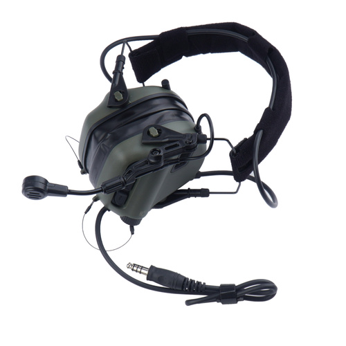 Earmor - Aktywne ochronniki słuchu M32 - Foliage Green - M32-FG MARK4 