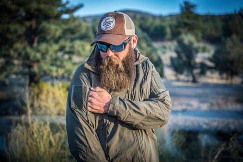 Helikon - Kurtka przeciwdeszczowa Blizzard® - StormStretch® - Mud Brown - KU-BLZ-NL-60