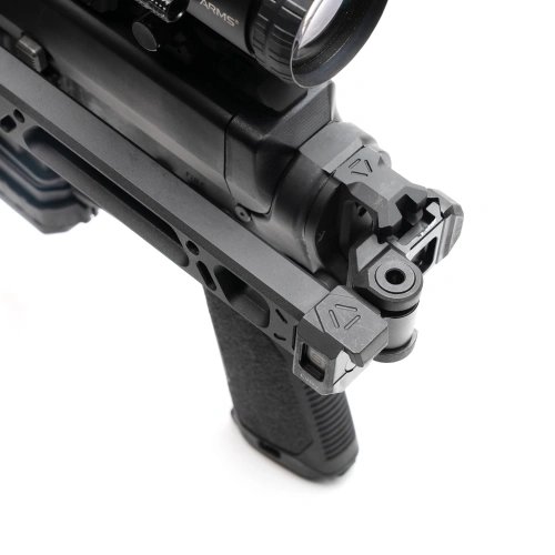Strike Industries - Kolba składana FSA Single Folder - QD - Czarna - SI-FSA-S-STOCK