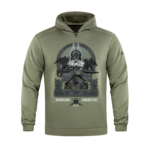 M-Tac - Bluza z kapturem Odin Mystery - Bawełna - Light Olive - 20552038