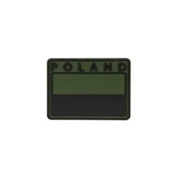 Helikon - Naszywka Flaga PL Gaszona Poland - Olive Green - OD-FP4-RB-02
