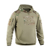 M-Tac - Bluza z kapturem Combat - Bawełna - Light Olive - 20520083