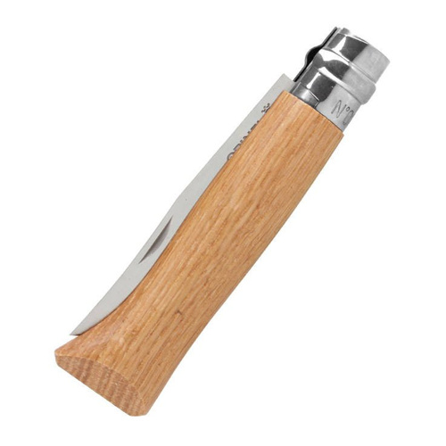 Opinel - Nóż N°8 VRI - Inox - Dąb/Chêne - 002021