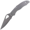 Spyderco - Nóż składany Byrd Harrier 2 - Stainless Steel Plain - BY01P2