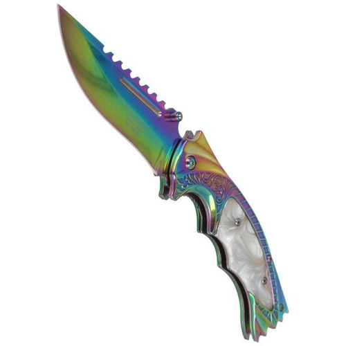 Herbertz Solingen - Nóż Rainbow Clip Point Folder - 567312